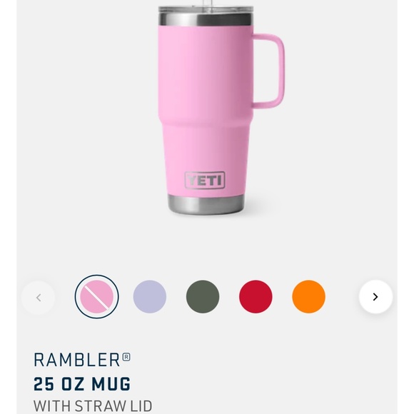 Limited edition power pink yeti 25 Oz mug - Picture 3 of 4